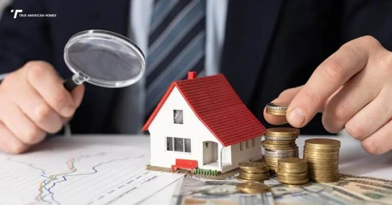 Homeowner reviewing home value documents in a Utah property setting